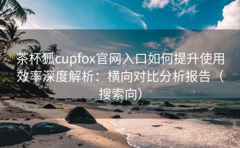 茶杯狐cupfox官网入口如何提升使用效率深度解析：横向对比分析报告（搜索向）