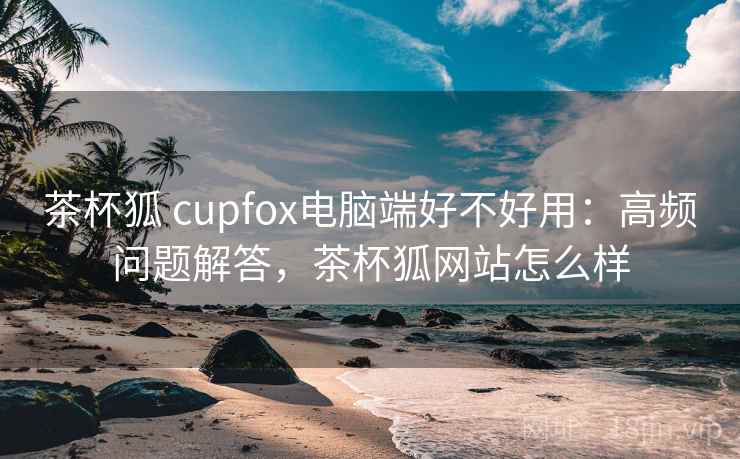 茶杯狐 cupfox电脑端好不好用：高频问题解答，茶杯狐网站怎么样