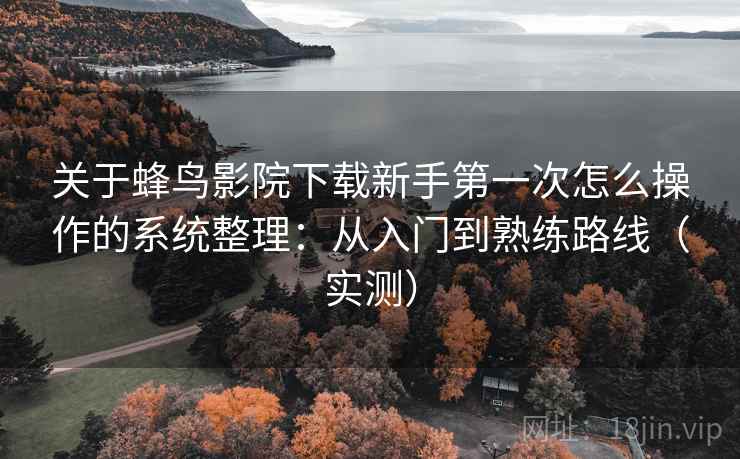 关于蜂鸟影院下载新手第一次怎么操作的系统整理：从入门到熟练路线（实测）