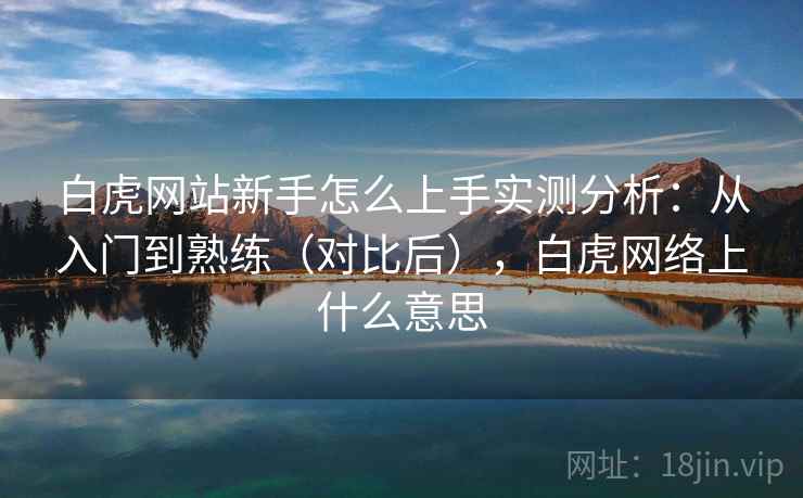 白虎网站新手怎么上手实测分析：从入门到熟练（对比后），白虎网络上什么意思